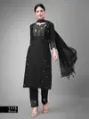 1113 Aradhna Cotton Blend Embroidery Kurti Bottom With Dupatta Wholesale Market 
